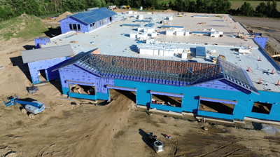 New Hospital Construction Progress — Building Together.