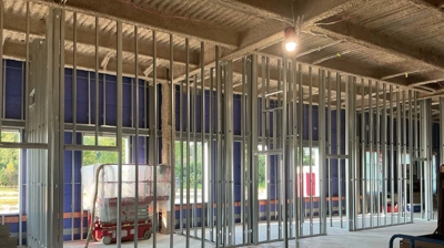 Hospital Build Interior Walls 7-24-26 Photo
