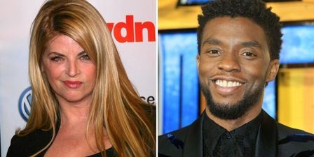Famous Actress and Actor Kirstie Alley and Chadwick Boseman