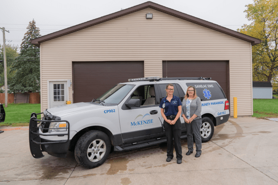 Sonya Diller, Community Paramedic and Tammy Katt, EMS Manager