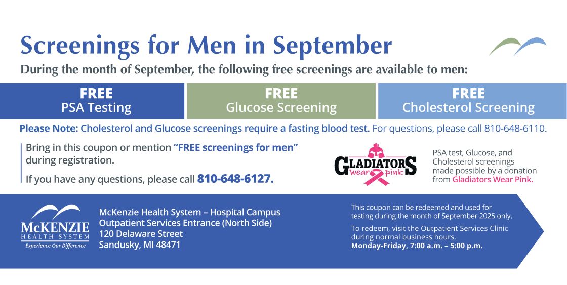 Mens screening details 