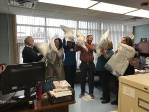 McKenzie Pillow Fight for Homelessness